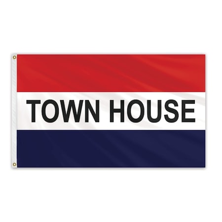 Global Flags Unlimited Town House Message Flag 3'x5' Standard Flag 204577